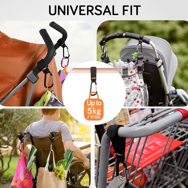 Stroller Hooks for Hanging Bags and Shopping - MadeForMums & DXGHC