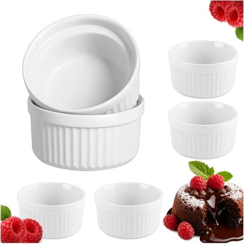 Ramekin / Suffléform - Ovnspanne for sufflé - 200 ml, 6 stk 1300