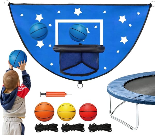 Koripallopaneeli trampoliinisettiin Dunk blue - blau