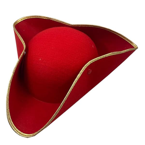 Unisex Triangular Cap 1 pc Cosplay Hats Masquerade Pirate Hat Festival