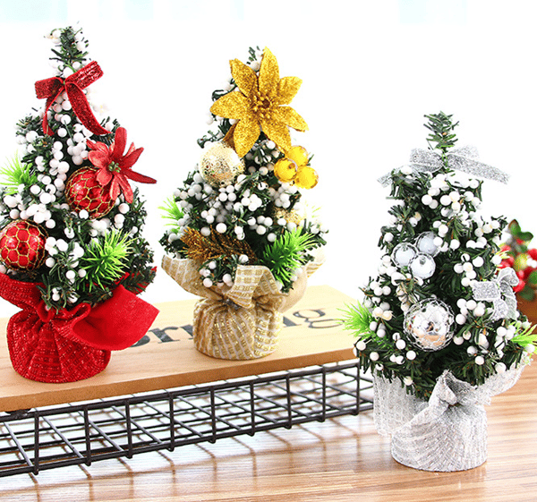 Baubles Tree 20cm Mini Christmas Tree Decorative Christmas Tree Christmas Day