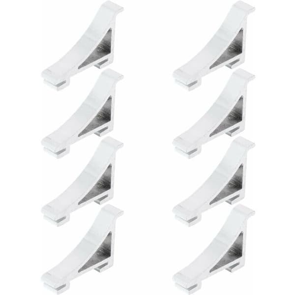 8 Pcs Refrigerator Shelf Clips Shelf Holder for Fridge Freezer, DEBUNS