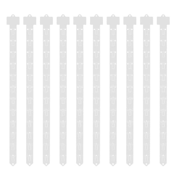10 Pcs Hanging Strips for Merchandise Store Display Hanger Display Strip for Supermarket TY