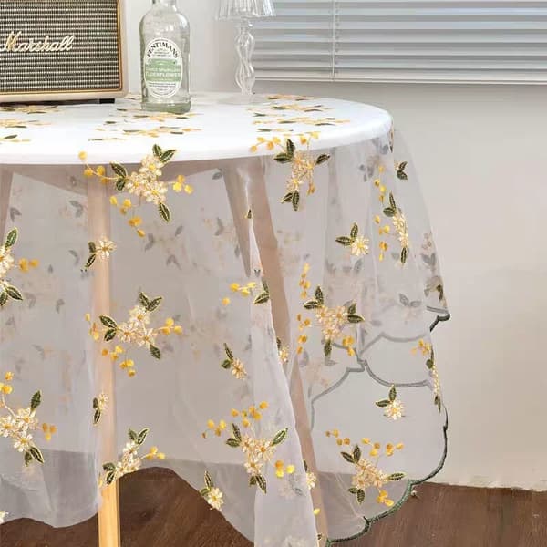 1 stk duk myk netting duk duk Nappe De Table DIY blonder
