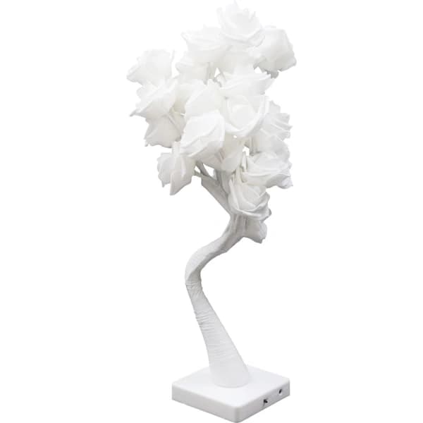 LED Skrivebordslampe Roseformet Blomstrende Roselampe