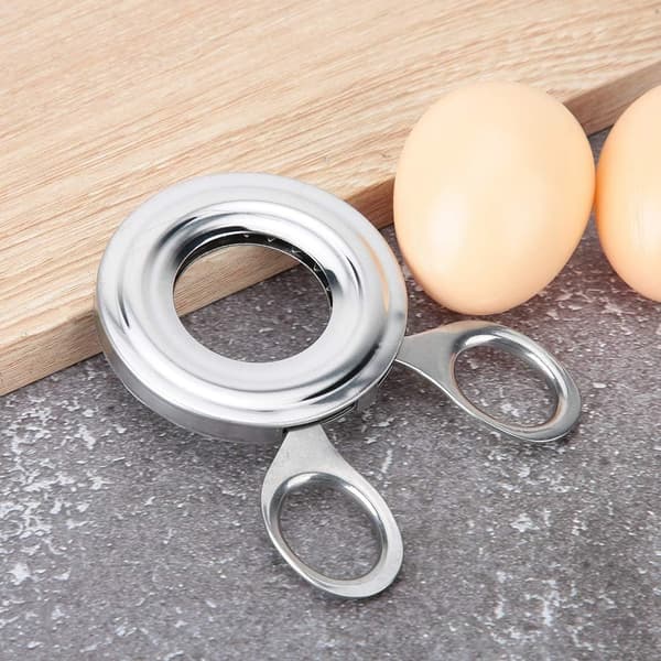 Eggkutter - Rustfritt Stål Kokt Eggkutter Multifunksjonell, ZQKLA