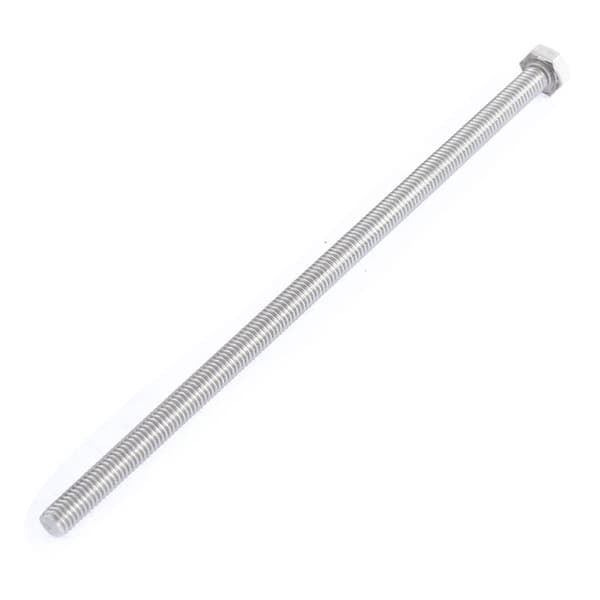 M6 x 150 mm A2 rustfrit stål bolt fuldt gevind sekskantbolt 4 stykker
