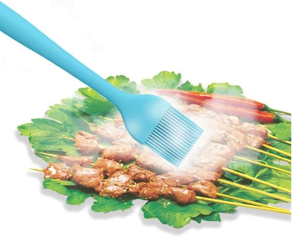 Silikonspatelsett - Rosa 6 deler non-stick gummispatel