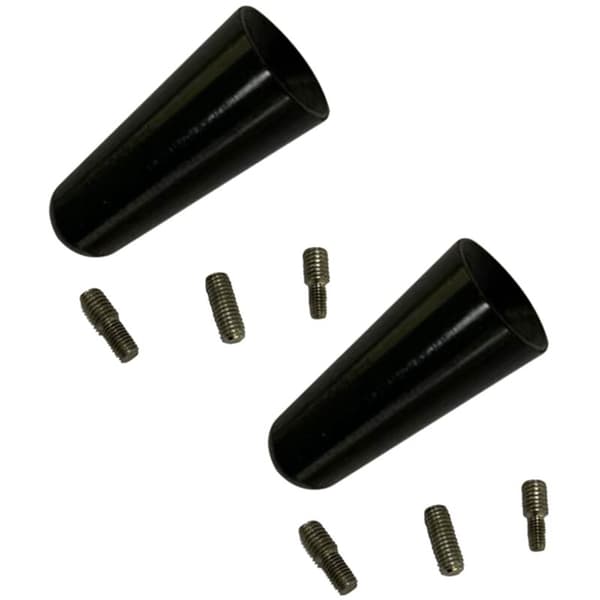 2X 3cm Kort Takantenne Bilantenne Kort Stangadapter Radio