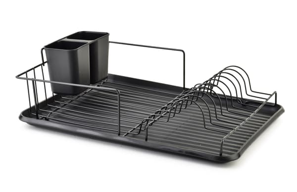BASIC KITCHEN Tiskiteline mustaa metallia 42,5x31,5x13,4 cm