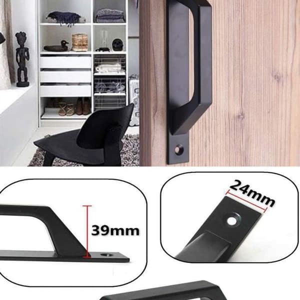 Skyvedørhåndtak i tre 19,6 cm KLB