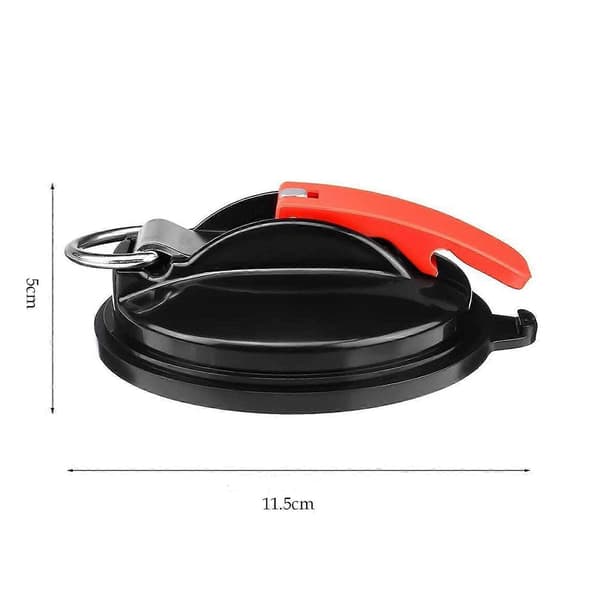 4 Pieces Suction Cup Mount with Fixing Hook, 8 S-Hooks, Awning Mount Suction Cup Hook for Car Side Tent Camping Tarp Accessories [DB]
