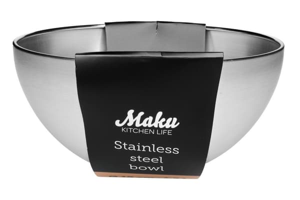 Skål i rustfritt stål 19 cm | 1,5 L | Maku Kitchen Life Silver silver