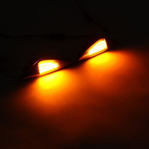 LED-sidomarkeringsljus, transparenta bilblinkers, för E70 X5 F25 X3 E71 X6 2007-2013