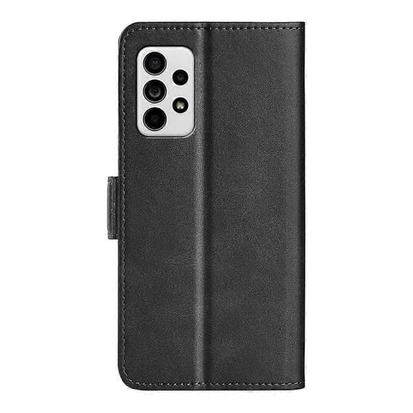 For Samsung Galaxy A33 5G Double-sided Magnetic Leather Case with Holder & Card Slots & Wallet
