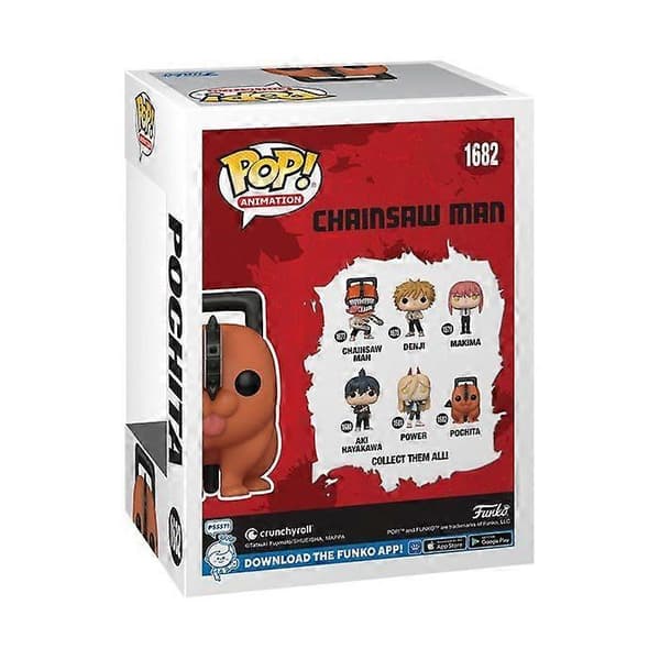 Figuuri - FUNKO - CHAINSAW MAN - 9 cm - Vinyyli - Ikkunalaatikko - Faneille