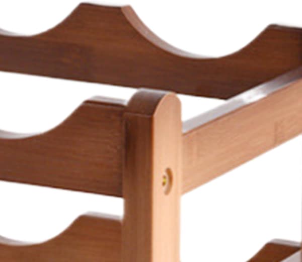 Vinreoler 8-flasker 2-niveauer Bordplade Display Organizer -