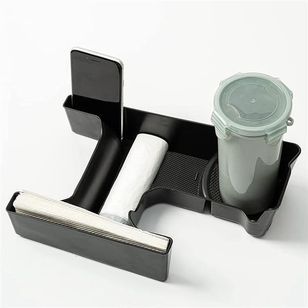 Cup Holder Console Storage Tray Replacement Storage Box Organizer with Rubber Mat For Jimny JB64 JB74