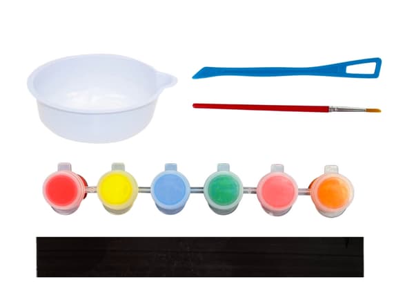 Speilstøpesett for barn 5+ med gips, form, holder og farger 200
