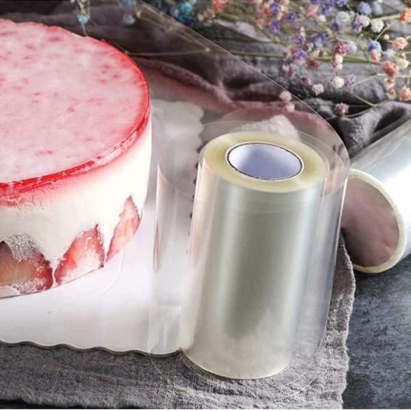 Cake Decoration Roll Film Edge Transparent Pastry Circle