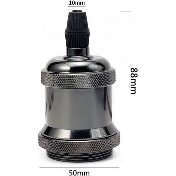 Edison Bulb Holder, Ceramic Lamp Holder, Industrial Retro Adapter