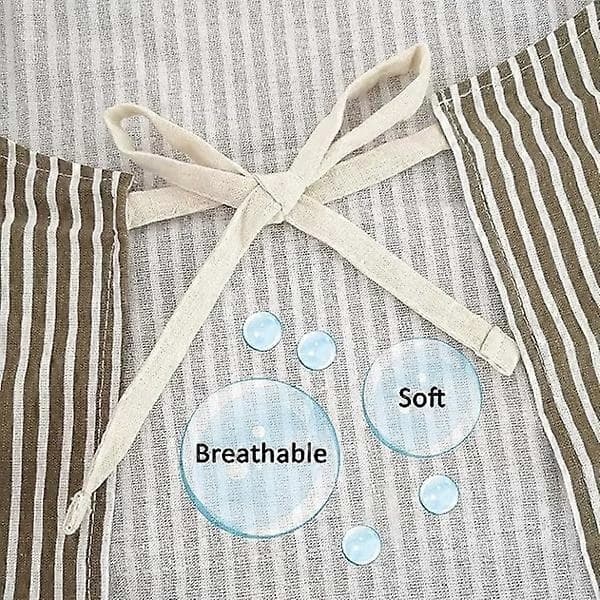 Forkle, 2-pakning kjøkkenforklær, justerbart smekkeforkle m[CO]
