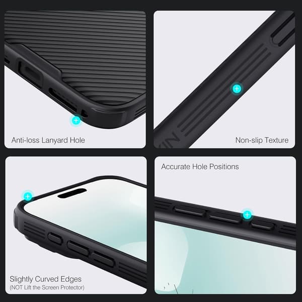 Deksler til iPhone 17, Svart