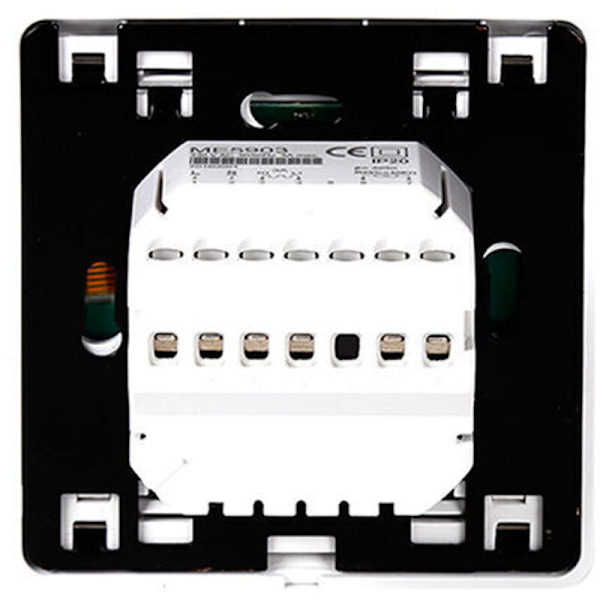 Programmable Electric Underfloor Heating Thermostat 16A with Probe, Digital Room Thermostat Underfloor Heating Controller LCD Touch Screen, 1 pc