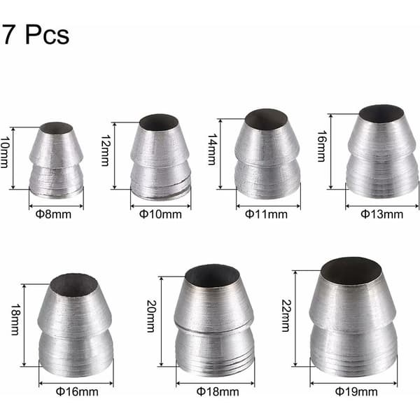Round Steel Handle Wedge Kit for Axe/Claw Hammer/Sledgehammer/Axe Handle Wedge 7 pcs