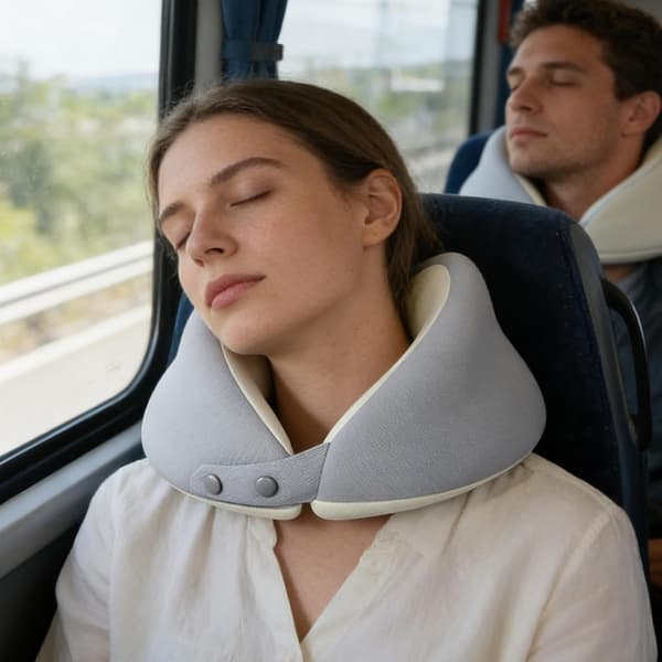 Nakkepute for fly, vaskbar, ergonomisk og bærbar -