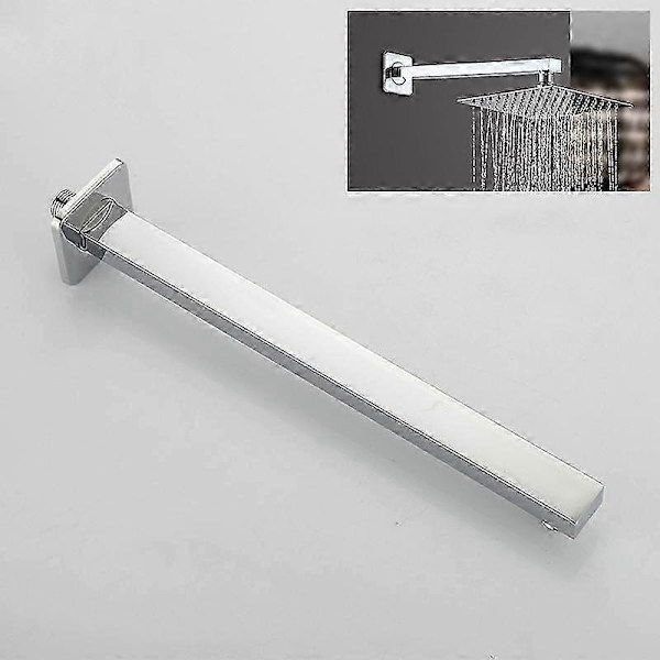 Duscharm - 60 cm väggmonterad duschhuvudförlängning - Extra lång duschförlängningsarm