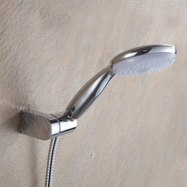 Dusjhodeholder, Veggmontert, Dusjstangholder, Justerbar