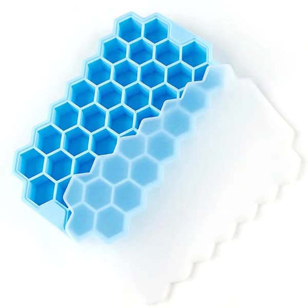 Honeycombs isgitterform stabelbar DIY isterningform til hjemmekøkkenet Blue