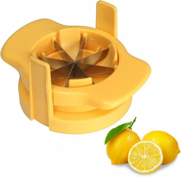 Sitron- og limekutter Sitronkutter Kjøkken Multifunksjonell Rustfritt Stål Appelsinkutter Fruktkutter Kjøkkentilbehør, Grønn