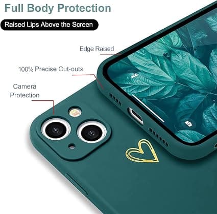 (Grønn) Deksel Kompatibel med Samsung S22 Støtsikkert Silikon TPU C