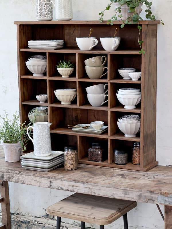 Tallerken Arés avlang Verte Chic Antique Grön green