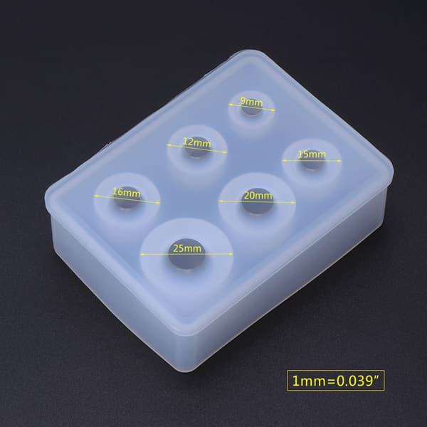 Creative Sphere Hanging Epoxy Molds DIY Art Craft Jewelry Making Cake Resin M