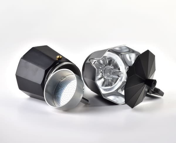 TERESA Kaffekande 360ml - stilrent aluminium til traditionel brygning