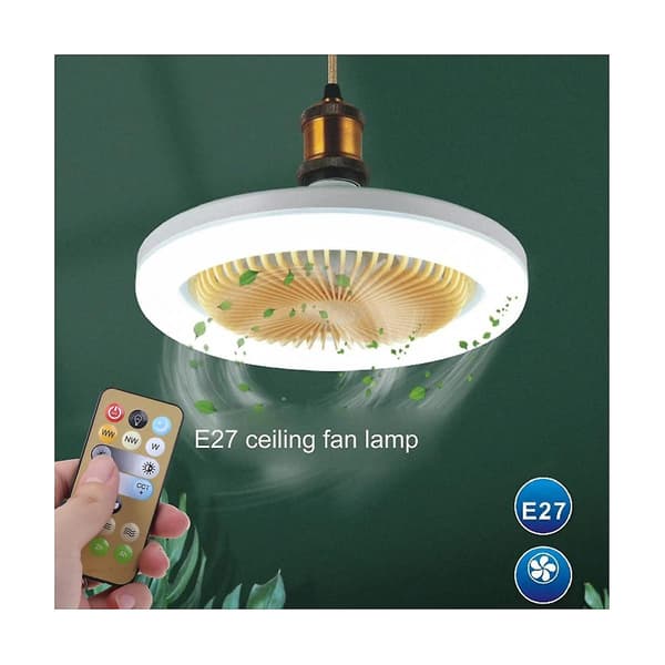 30W takvifte med integrerte E27-lamper og fjernkontroll