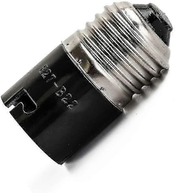 E27 til B22 Pæreadapteromformer - 3-pak, Edison til Bajonetfatningsadapter til LED-pærer