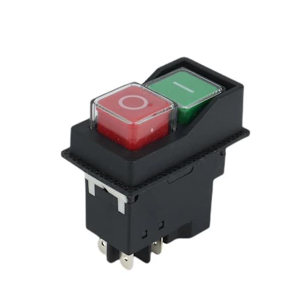 250V 16A Waterproof Magnetic On/Off Switch KLD28 4 Pin Start Stop Magnetic On/Off Switch for Machine Tools