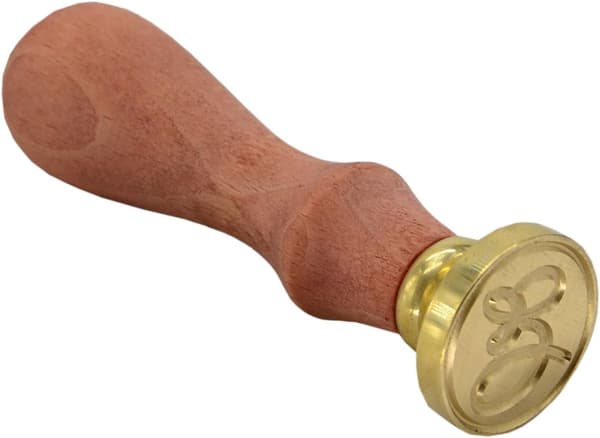 Retro messinghode trehåndtak 26 bokstaver A-Z alfabet bokstav voks klassisk Siegellack forsegling stempel GZ1 e -