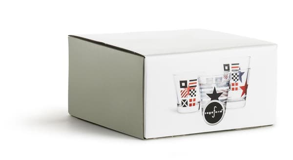 Glass 4-pakning Marint Nautic Sagaform Transparent transparent