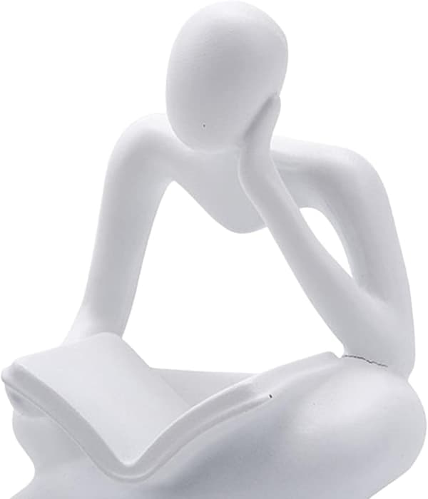 Modern Reader Statue Mini Ornament Home Decor Human Figure