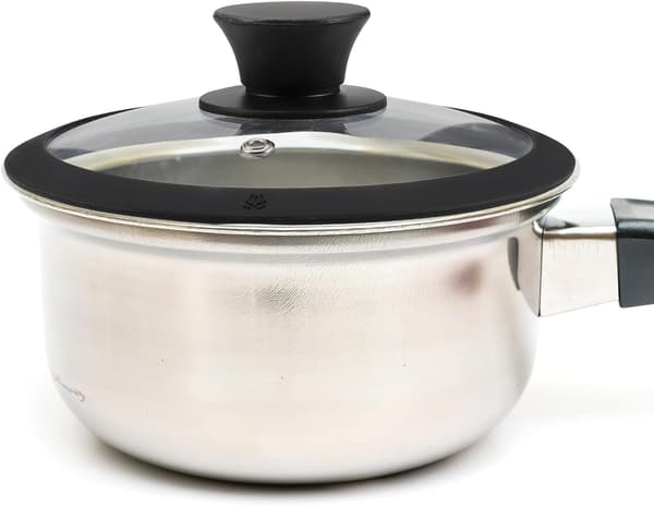 Silicone Pot Lid Replacement Handle, Heat-Resistant, 16cm, Black, Compatible with Small Pots and Pans