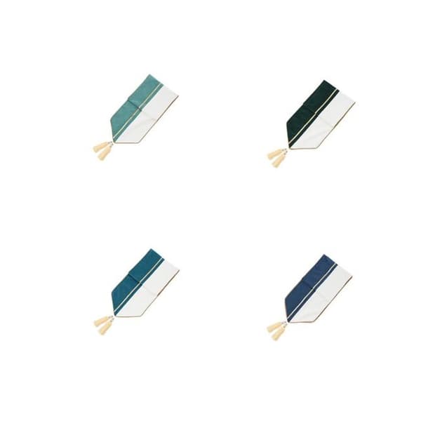 Simple and Modern Fabric Tablecloth Dining Table Coffee Table Table Flag (32*240cm, Sky Blue)