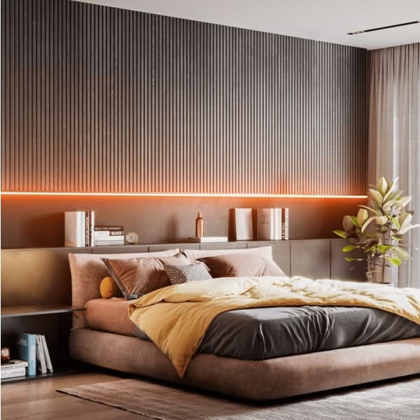 Vanntett LED-stripe med fjernkontroll 5 meter