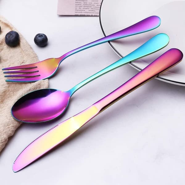 Bæredygtigt Rejsebestik i Rustfrit Stål med Etui multifärg multicolor