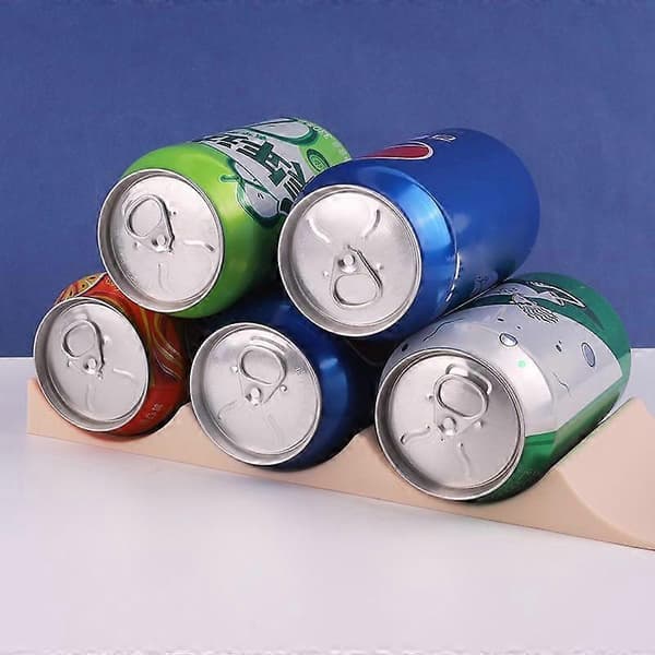 Wine rack stackable bottle rack countertop beverage bottle storage wine bottle can storage device for desktop refrigerator ivory ivory