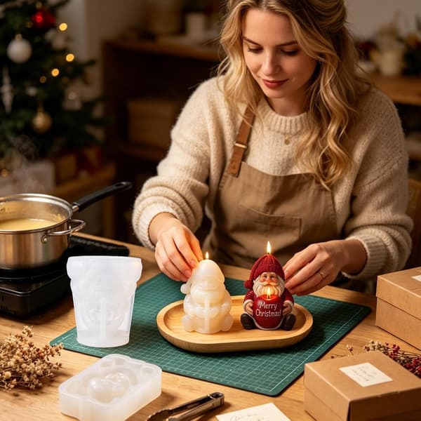 Julelysformer, enkle å frigjøre, DIY, til julenissen -